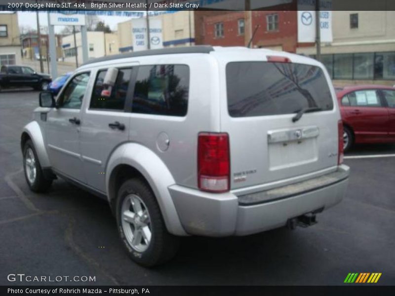 Bright Silver Metallic / Dark Slate Gray 2007 Dodge Nitro SLT 4x4