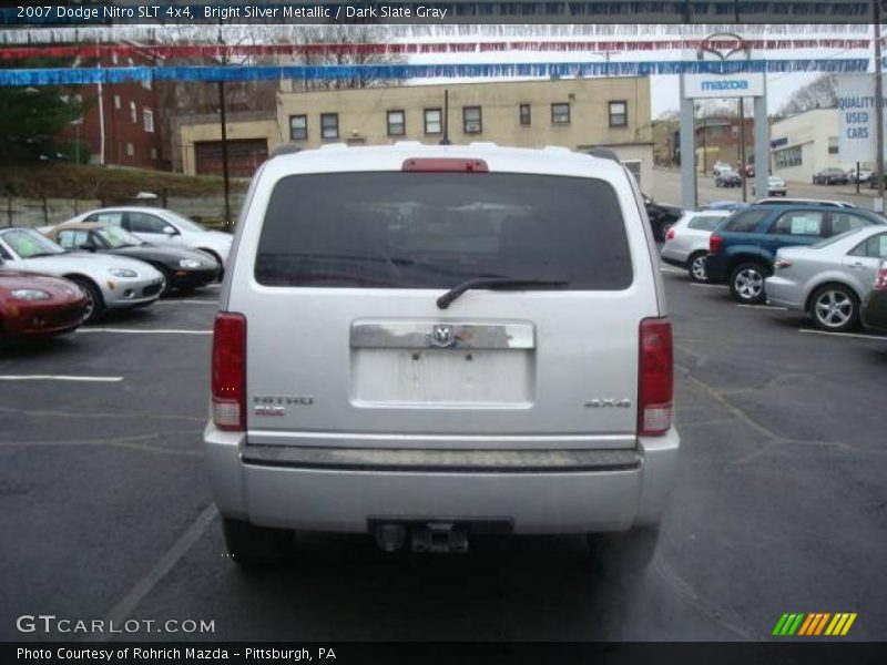 Bright Silver Metallic / Dark Slate Gray 2007 Dodge Nitro SLT 4x4