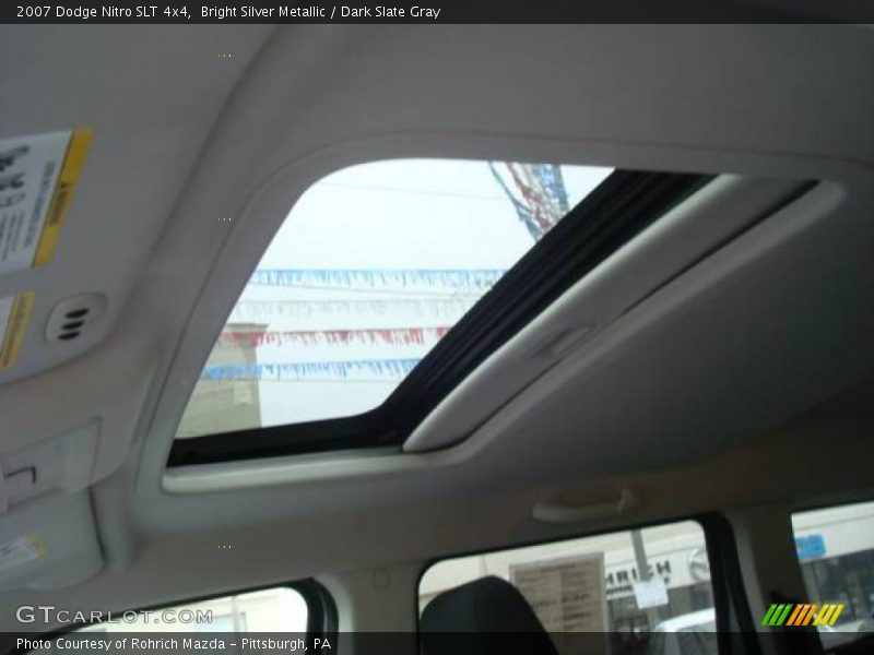 Bright Silver Metallic / Dark Slate Gray 2007 Dodge Nitro SLT 4x4