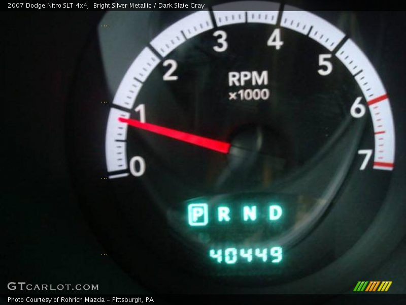 Bright Silver Metallic / Dark Slate Gray 2007 Dodge Nitro SLT 4x4