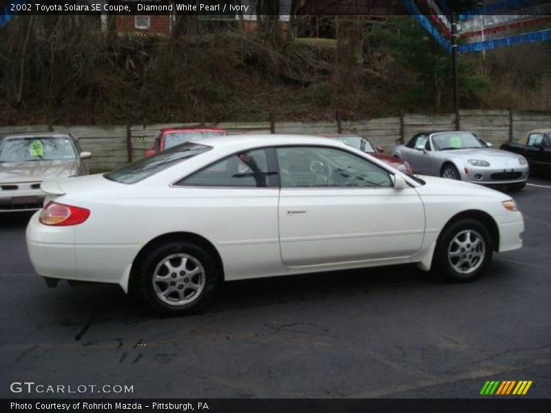 Diamond White Pearl / Ivory 2002 Toyota Solara SE Coupe