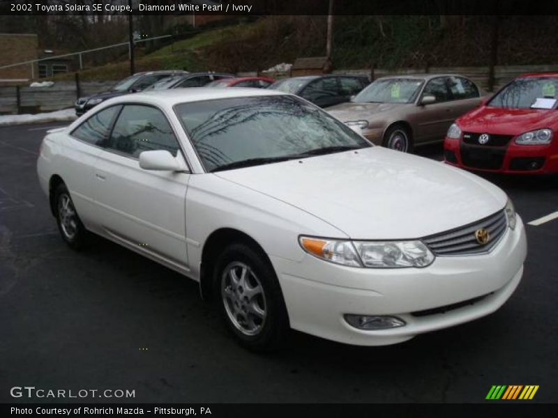 Diamond White Pearl / Ivory 2002 Toyota Solara SE Coupe