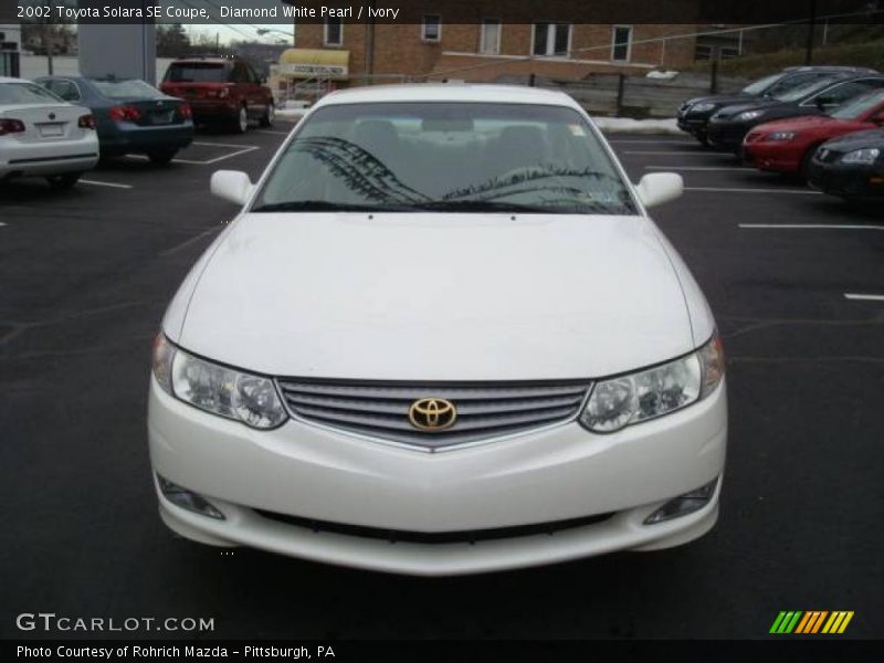 Diamond White Pearl / Ivory 2002 Toyota Solara SE Coupe