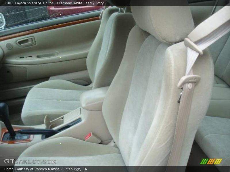 Diamond White Pearl / Ivory 2002 Toyota Solara SE Coupe