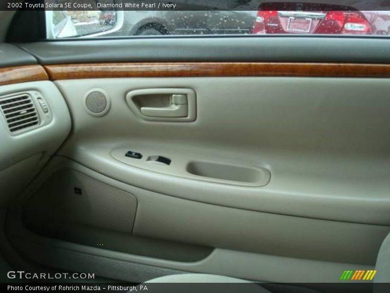 Diamond White Pearl / Ivory 2002 Toyota Solara SE Coupe