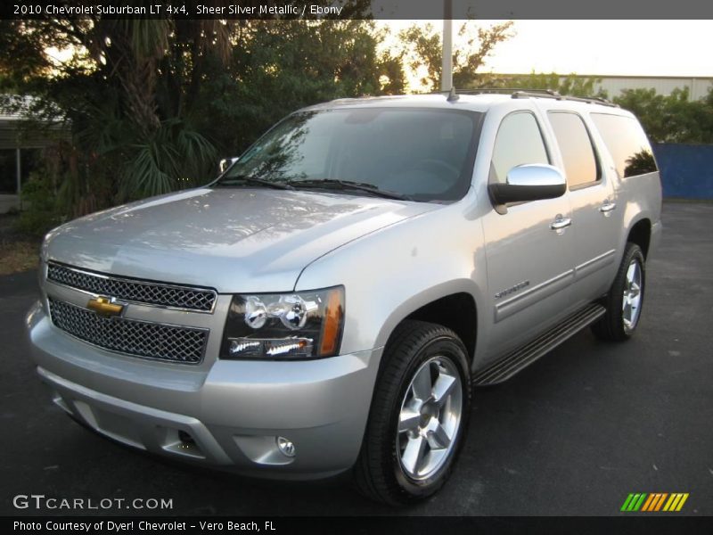 Sheer Silver Metallic / Ebony 2010 Chevrolet Suburban LT 4x4
