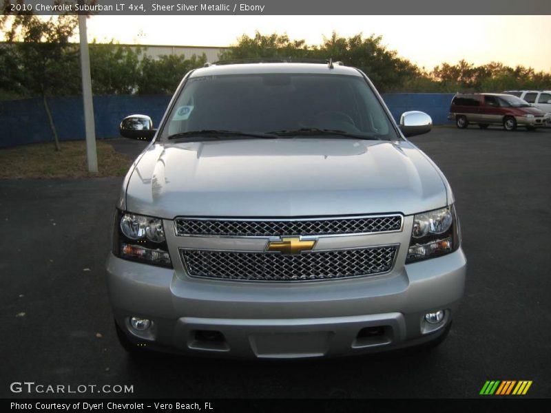 Sheer Silver Metallic / Ebony 2010 Chevrolet Suburban LT 4x4