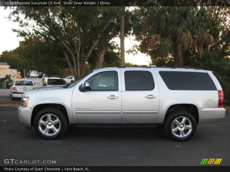 Sheer Silver Metallic / Ebony 2010 Chevrolet Suburban LT 4x4
