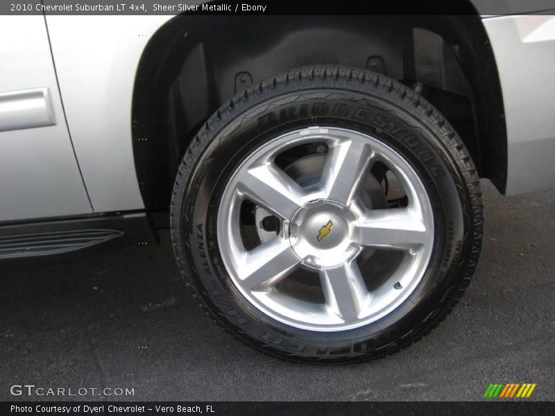 Sheer Silver Metallic / Ebony 2010 Chevrolet Suburban LT 4x4
