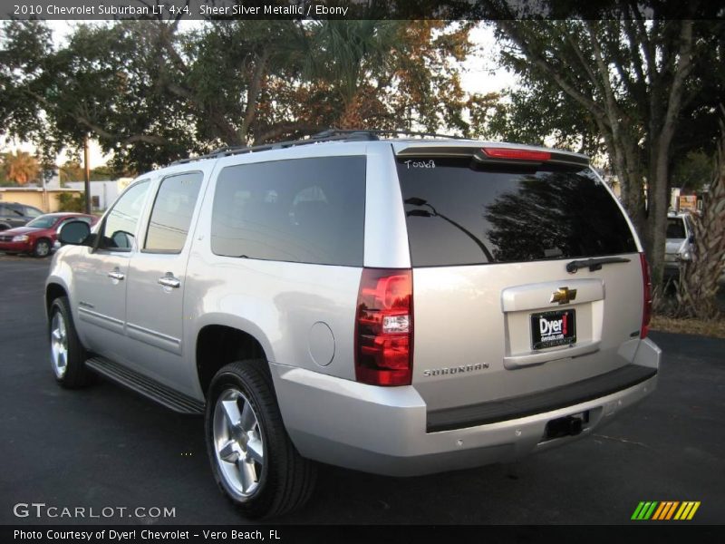 Sheer Silver Metallic / Ebony 2010 Chevrolet Suburban LT 4x4