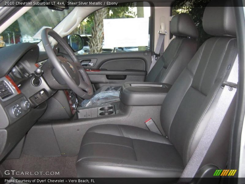 Sheer Silver Metallic / Ebony 2010 Chevrolet Suburban LT 4x4