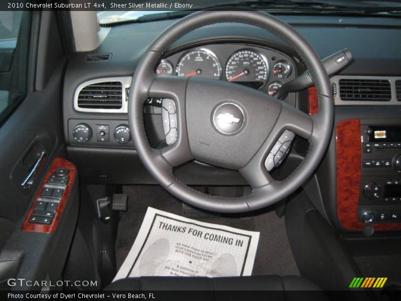 Sheer Silver Metallic / Ebony 2010 Chevrolet Suburban LT 4x4