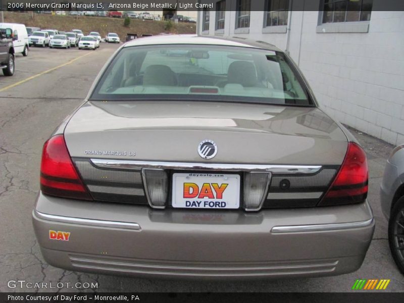 Arizona Beige Metallic / Light Camel 2006 Mercury Grand Marquis LS