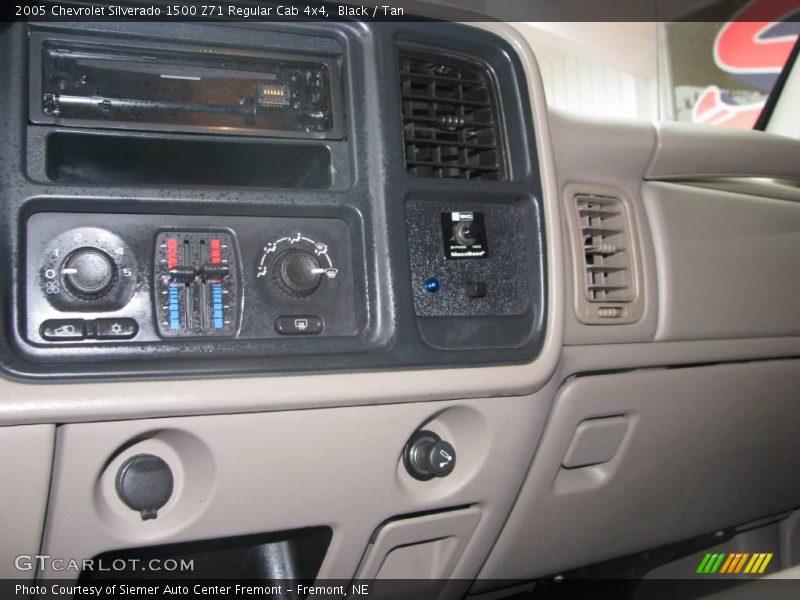 Black / Tan 2005 Chevrolet Silverado 1500 Z71 Regular Cab 4x4