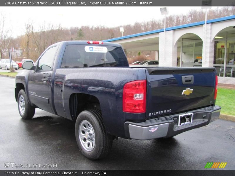 Imperial Blue Metallic / Light Titanium 2009 Chevrolet Silverado 1500 LT Regular Cab