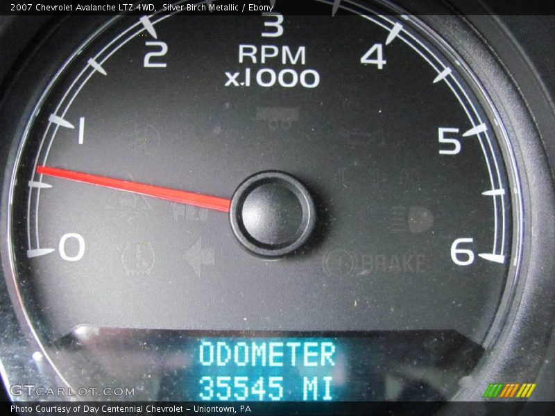 Silver Birch Metallic / Ebony 2007 Chevrolet Avalanche LTZ 4WD