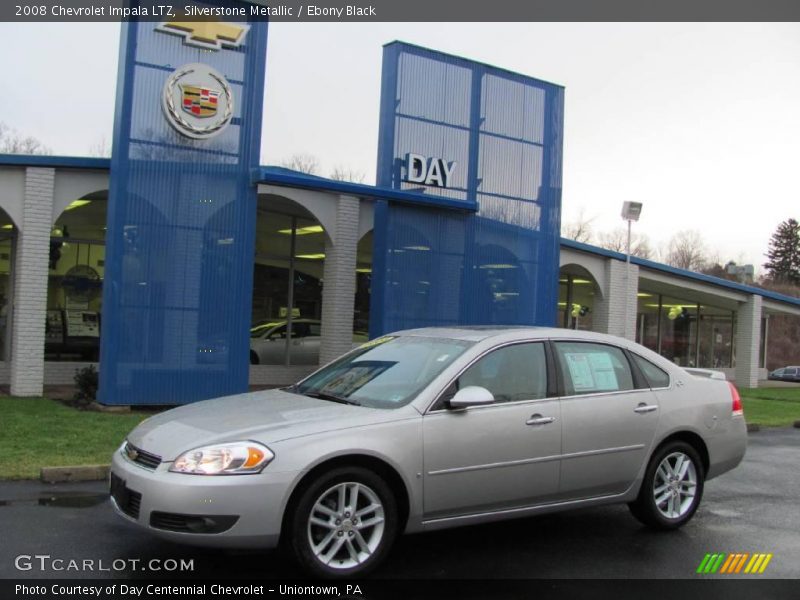 Silverstone Metallic / Ebony Black 2008 Chevrolet Impala LTZ