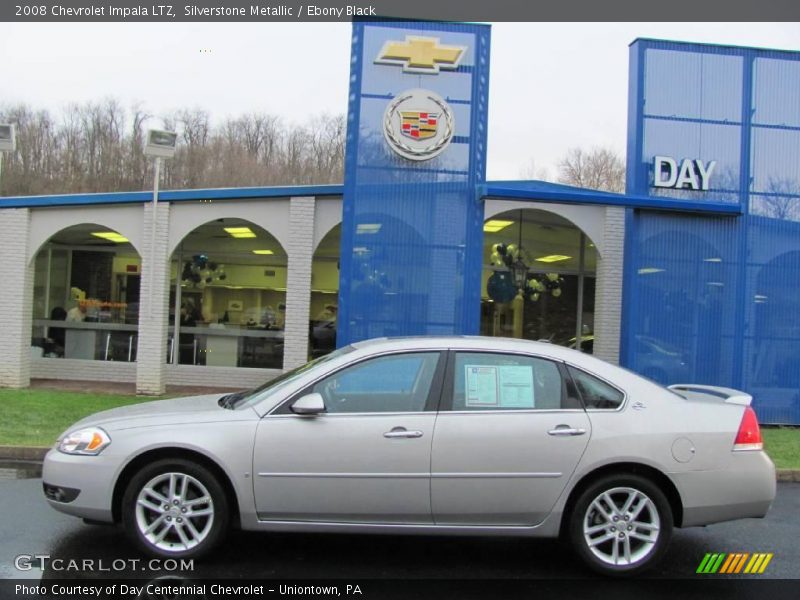 Silverstone Metallic / Ebony Black 2008 Chevrolet Impala LTZ