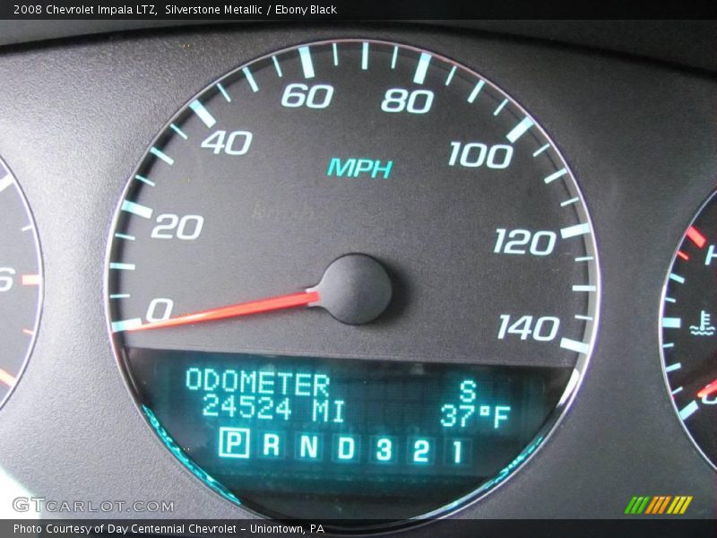 Silverstone Metallic / Ebony Black 2008 Chevrolet Impala LTZ