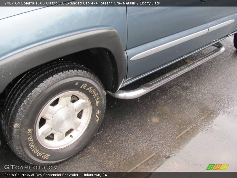Stealth Gray Metallic / Ebony Black 2007 GMC Sierra 1500 Classic SLE Extended Cab 4x4