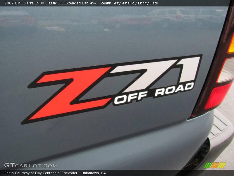 Stealth Gray Metallic / Ebony Black 2007 GMC Sierra 1500 Classic SLE Extended Cab 4x4