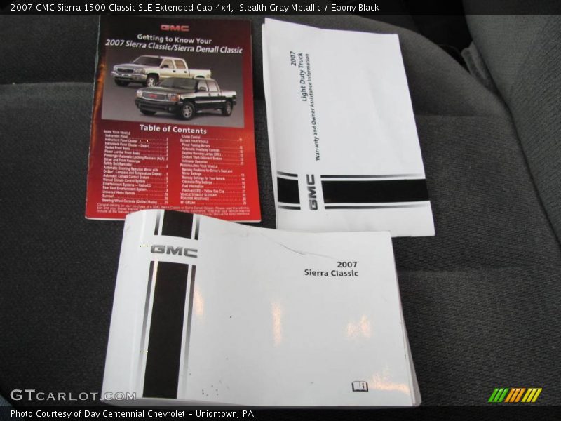 Stealth Gray Metallic / Ebony Black 2007 GMC Sierra 1500 Classic SLE Extended Cab 4x4