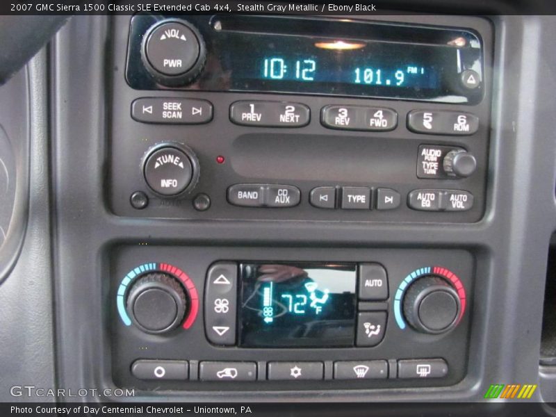 Stealth Gray Metallic / Ebony Black 2007 GMC Sierra 1500 Classic SLE Extended Cab 4x4