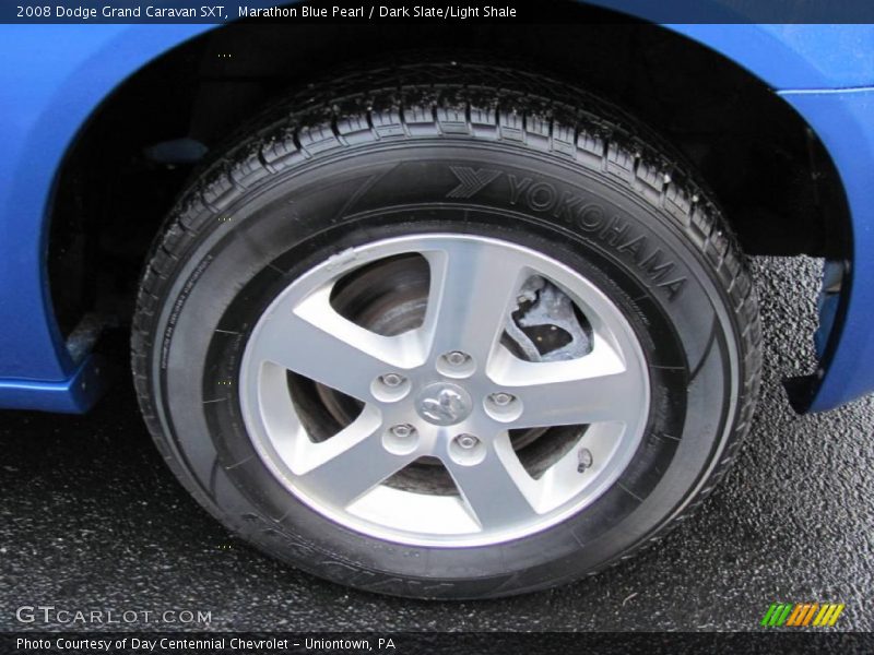 Marathon Blue Pearl / Dark Slate/Light Shale 2008 Dodge Grand Caravan SXT