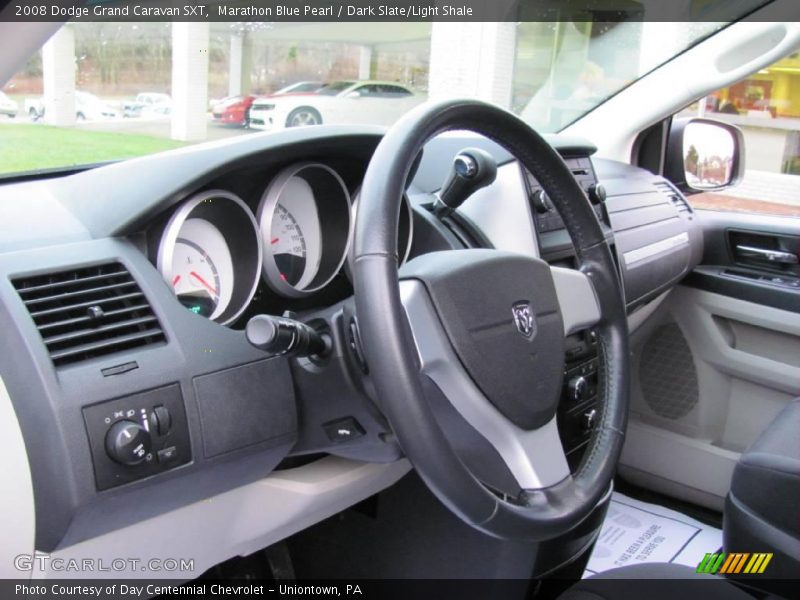 Marathon Blue Pearl / Dark Slate/Light Shale 2008 Dodge Grand Caravan SXT