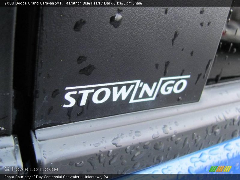 Marathon Blue Pearl / Dark Slate/Light Shale 2008 Dodge Grand Caravan SXT