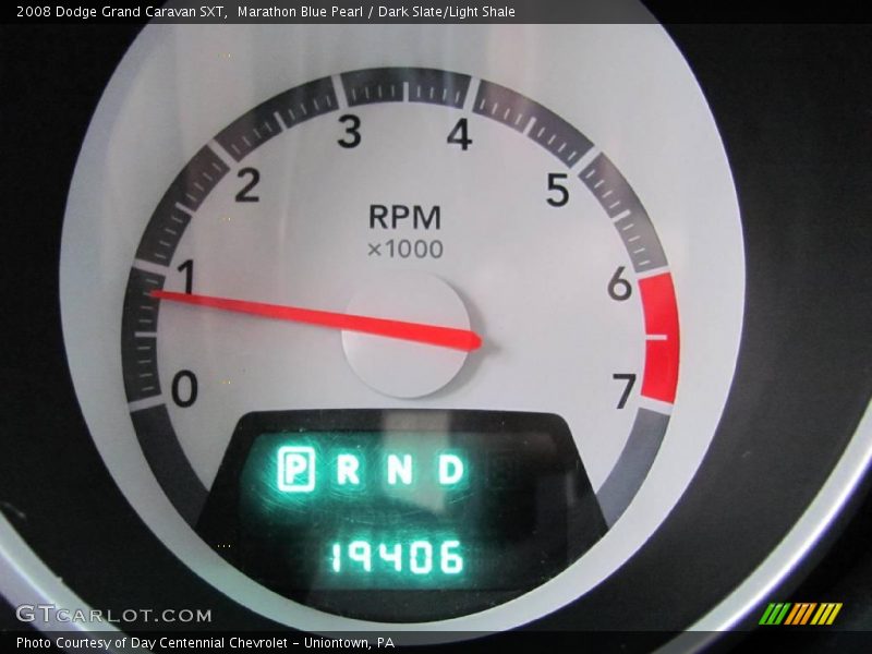 Marathon Blue Pearl / Dark Slate/Light Shale 2008 Dodge Grand Caravan SXT