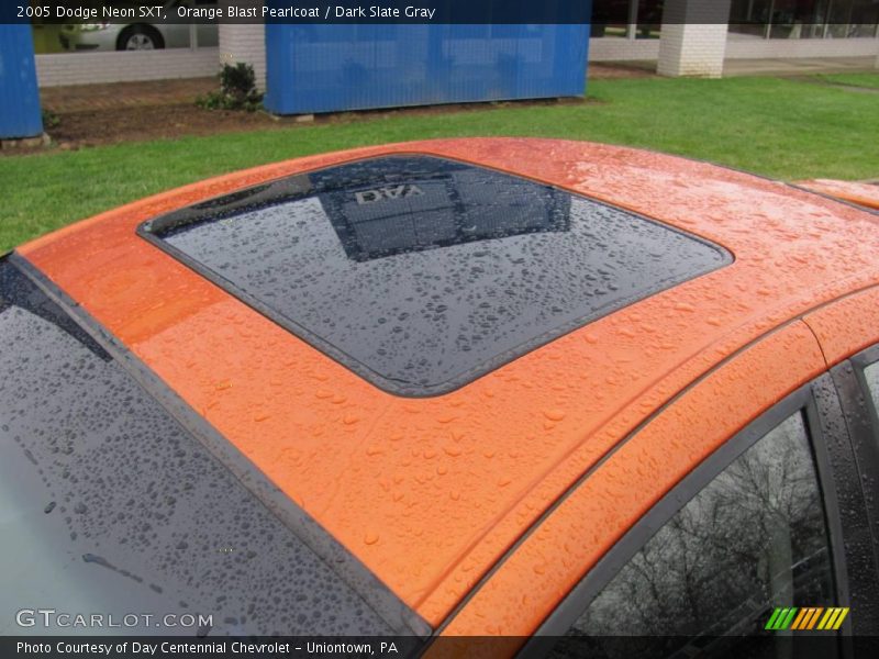 Orange Blast Pearlcoat / Dark Slate Gray 2005 Dodge Neon SXT