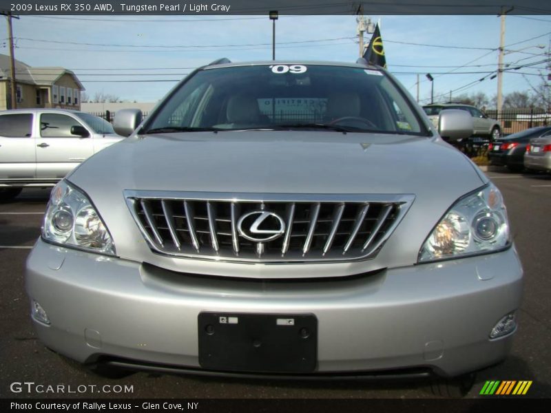 Tungsten Pearl / Light Gray 2009 Lexus RX 350 AWD