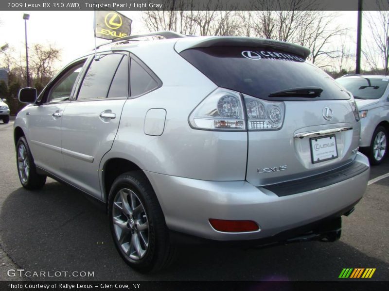Tungsten Pearl / Light Gray 2009 Lexus RX 350 AWD