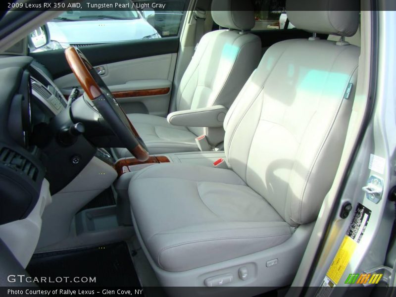 Tungsten Pearl / Light Gray 2009 Lexus RX 350 AWD