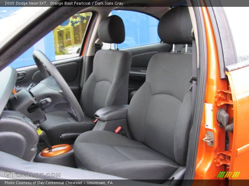 Orange Blast Pearlcoat / Dark Slate Gray 2005 Dodge Neon SXT