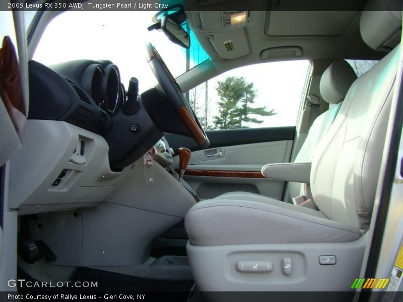 Tungsten Pearl / Light Gray 2009 Lexus RX 350 AWD