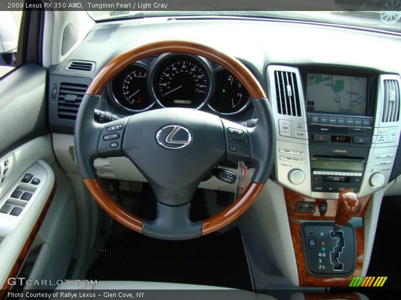 Tungsten Pearl / Light Gray 2009 Lexus RX 350 AWD