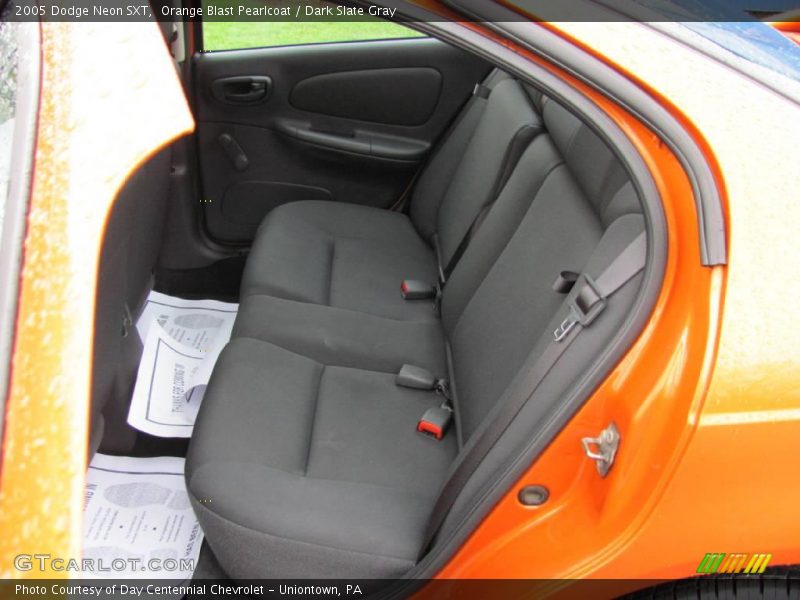 Orange Blast Pearlcoat / Dark Slate Gray 2005 Dodge Neon SXT