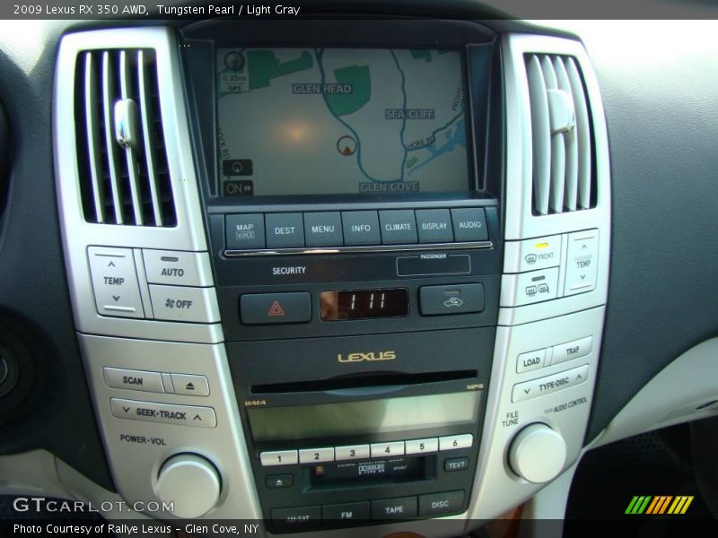 Tungsten Pearl / Light Gray 2009 Lexus RX 350 AWD