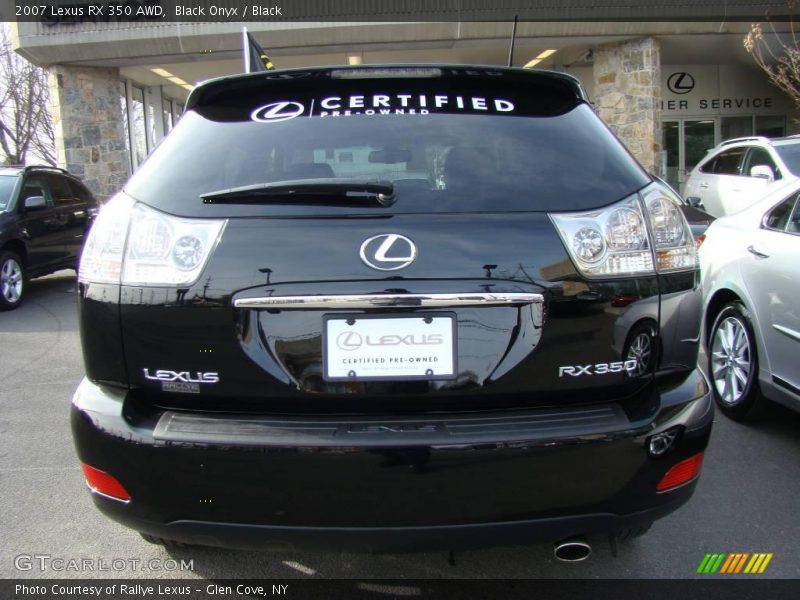Black Onyx / Black 2007 Lexus RX 350 AWD