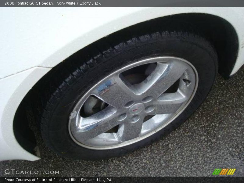 Ivory White / Ebony Black 2008 Pontiac G6 GT Sedan