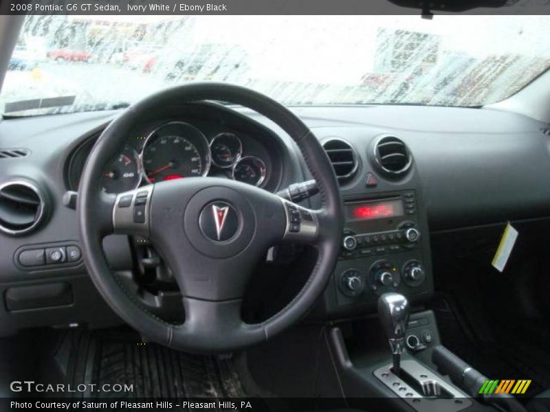 Ivory White / Ebony Black 2008 Pontiac G6 GT Sedan