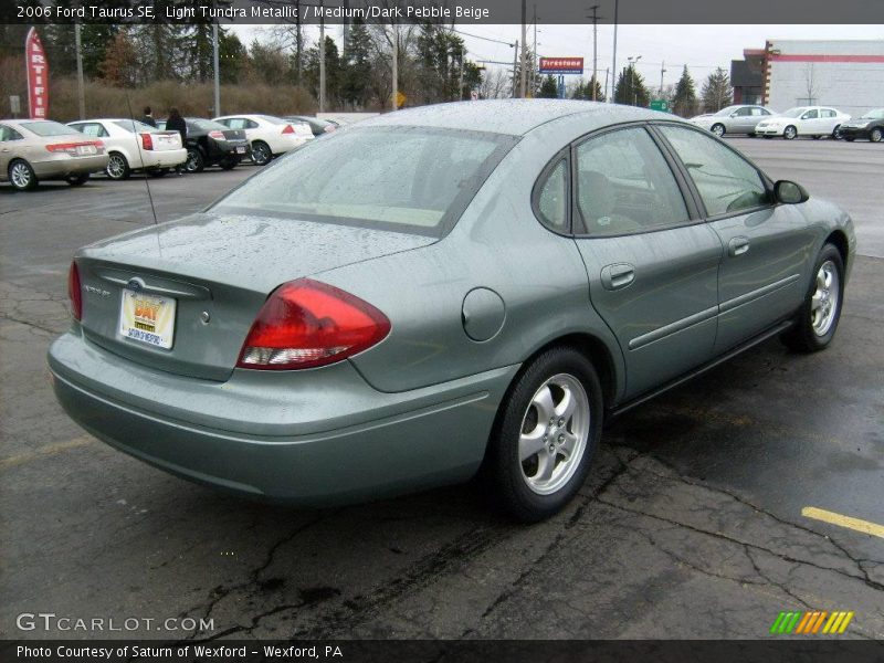 Light Tundra Metallic / Medium/Dark Pebble Beige 2006 Ford Taurus SE
