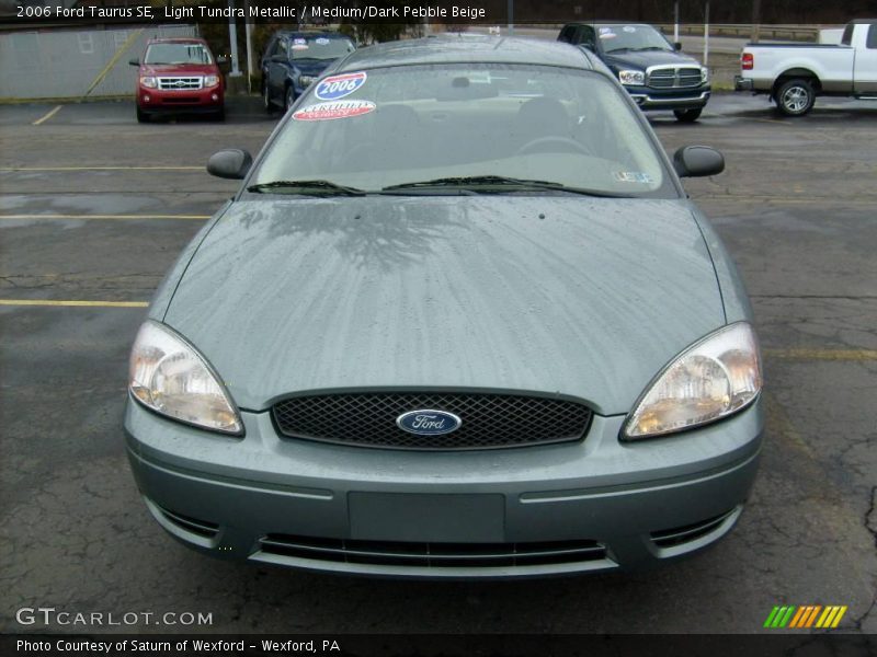 Light Tundra Metallic / Medium/Dark Pebble Beige 2006 Ford Taurus SE