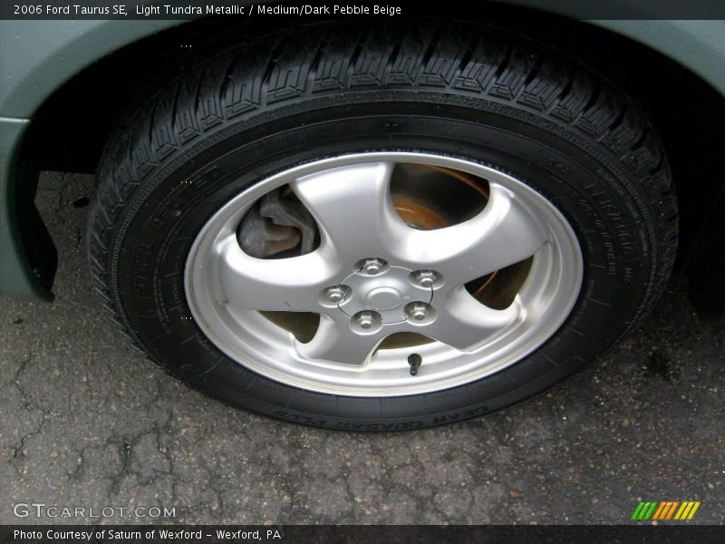 Light Tundra Metallic / Medium/Dark Pebble Beige 2006 Ford Taurus SE