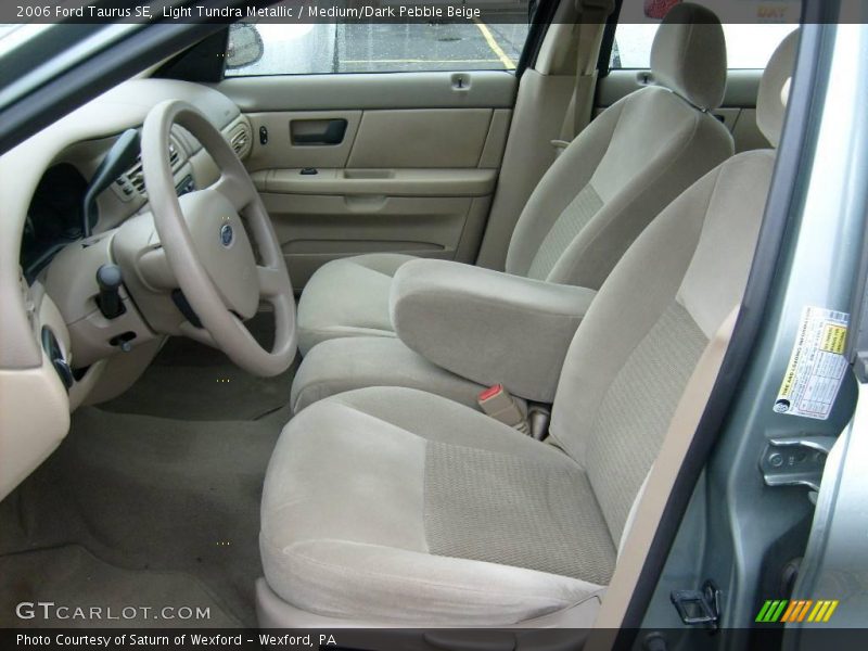 Light Tundra Metallic / Medium/Dark Pebble Beige 2006 Ford Taurus SE
