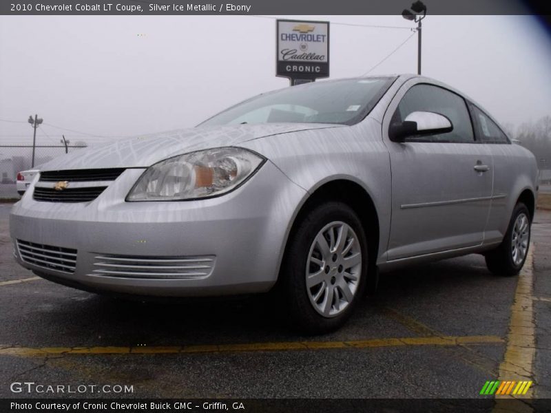 Silver Ice Metallic / Ebony 2010 Chevrolet Cobalt LT Coupe