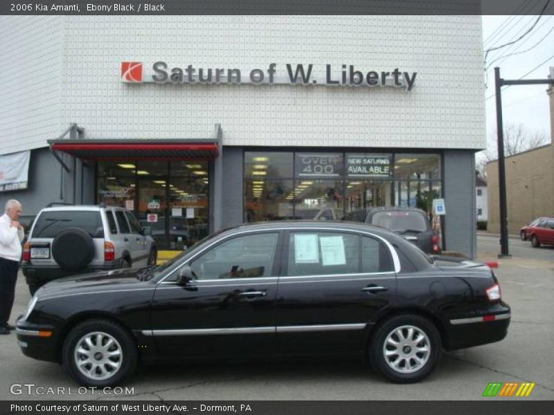 Ebony Black / Black 2006 Kia Amanti