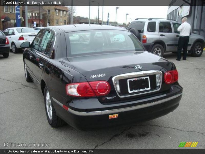 Ebony Black / Black 2006 Kia Amanti